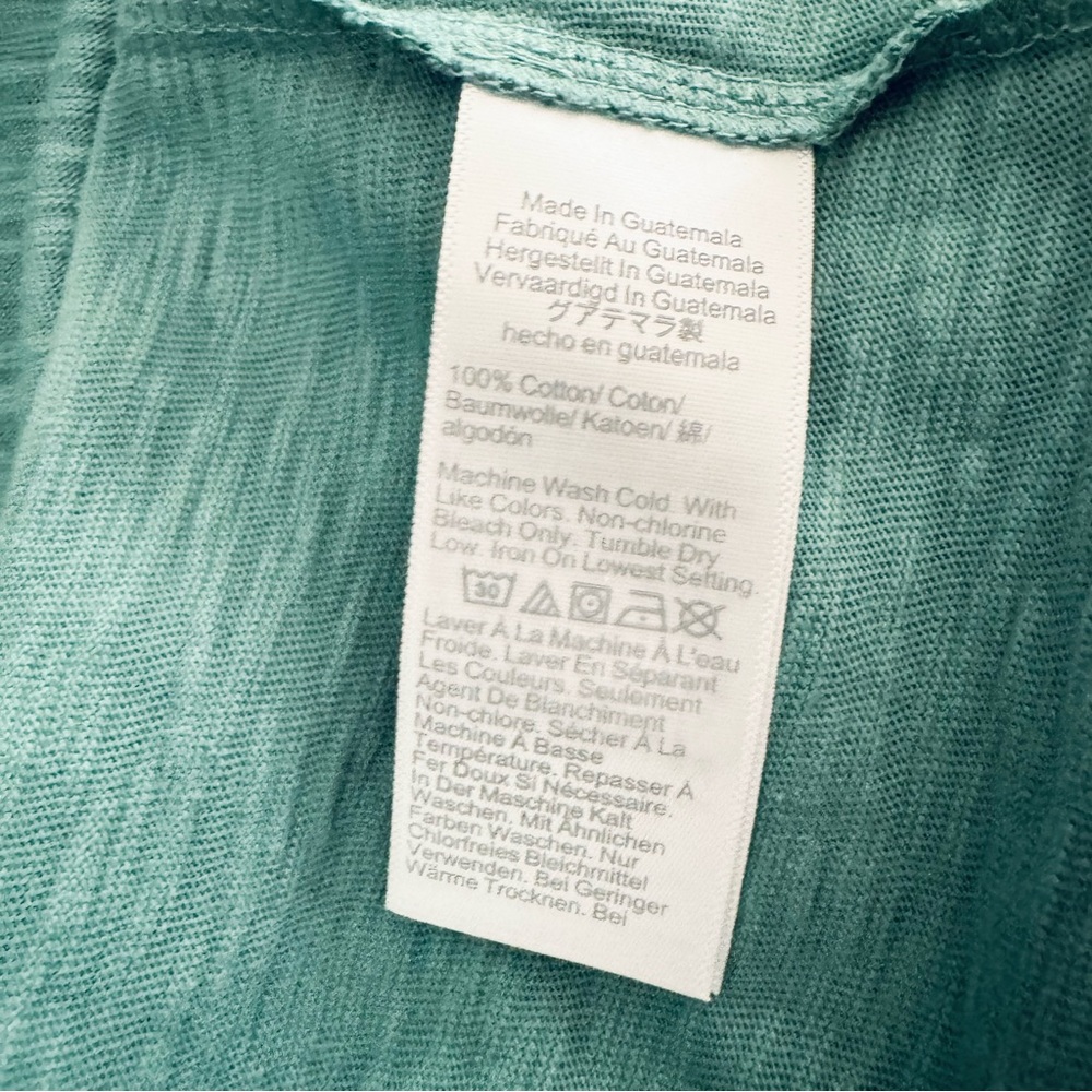 J Crew Tie Waist Mini Dress Green 2X - Picture 13 of 14